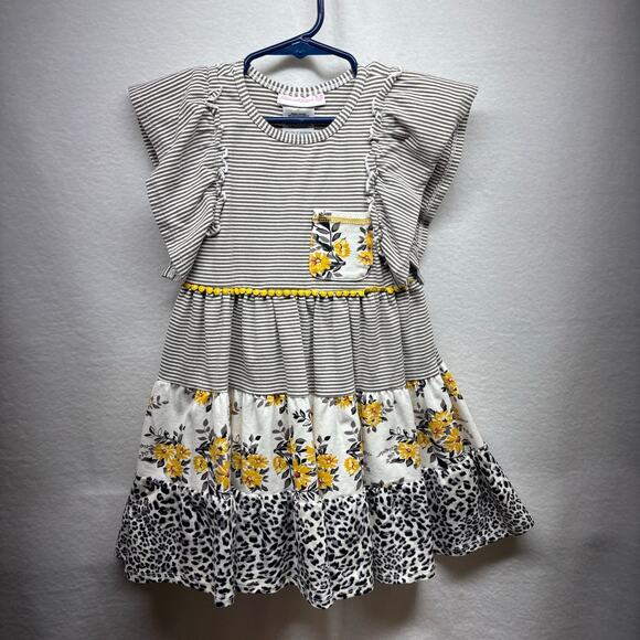 Bonnie Jean Girl's Floral Dress - Size 4T - Excellent! - Picture 1 of 5